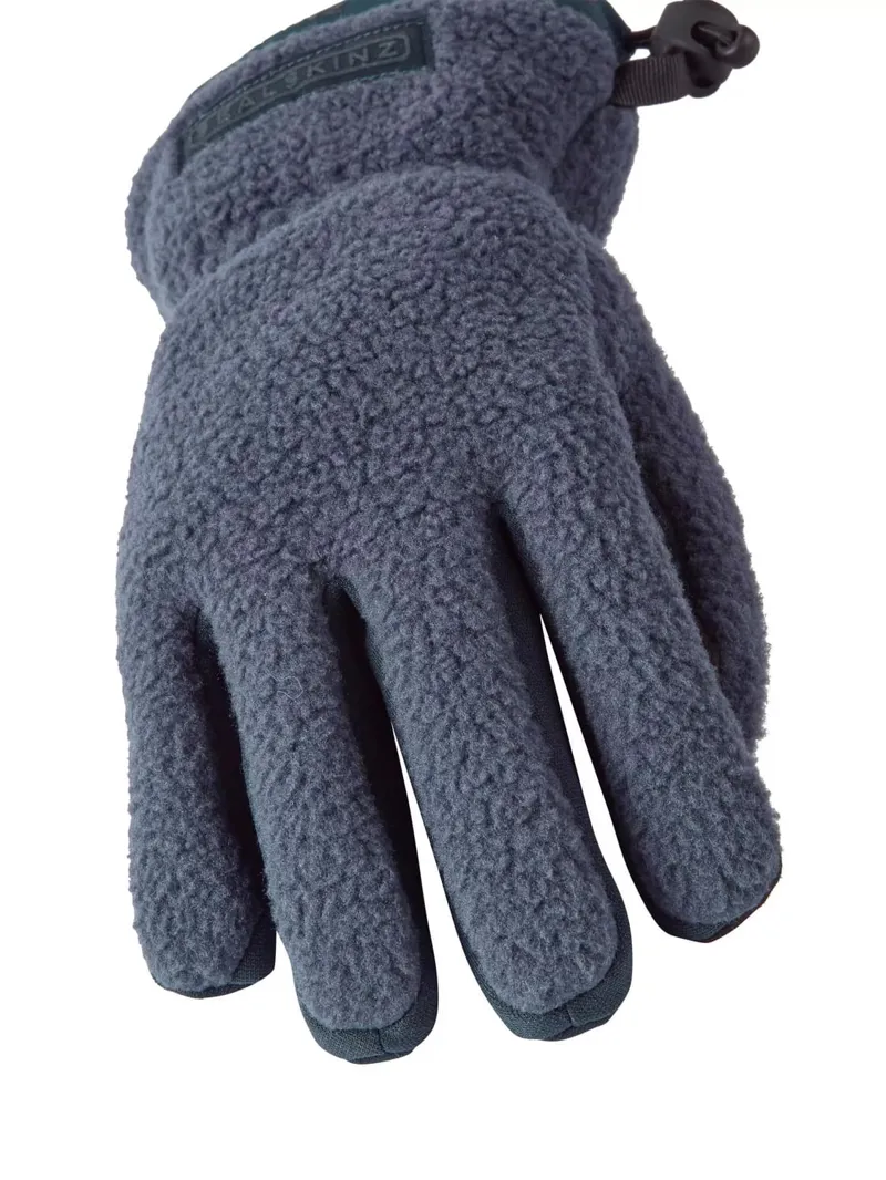 Sealskinz Hoveton Aquasealz Waterproof Sherpa Fleece Glove - Navy-2
